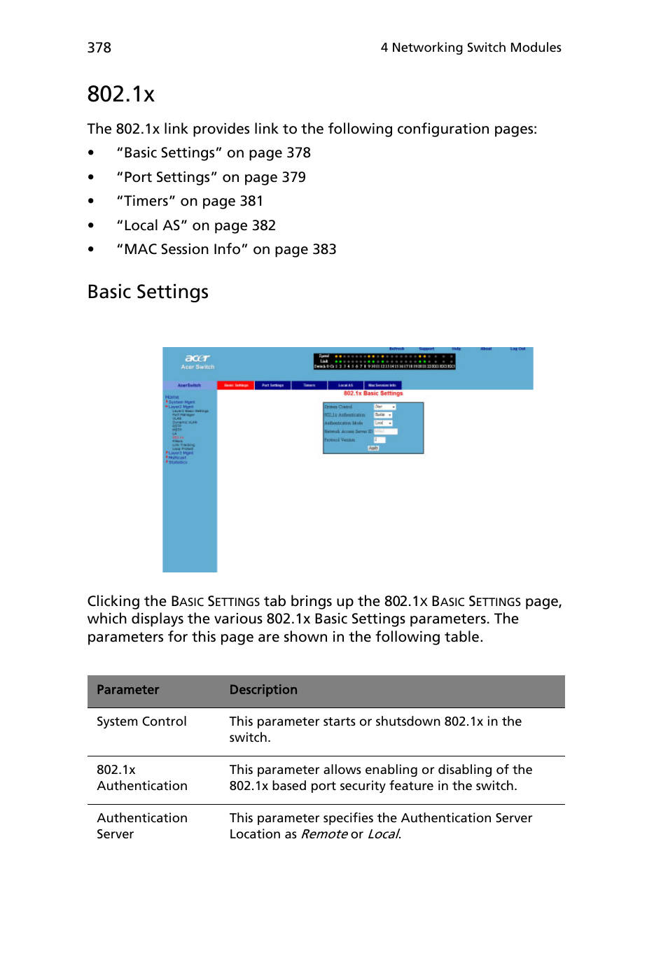 Basic settings | Acer AB460 F1 User Manual | Page 398 / 618