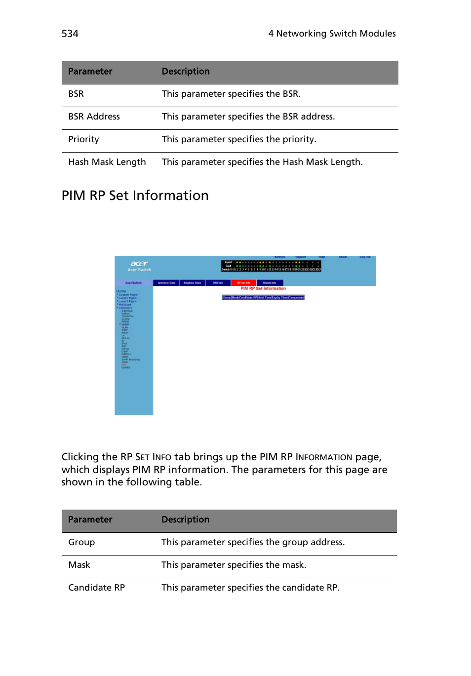 Pim rp set information | Acer AB460 F1 User Manual | Page 554 / 618