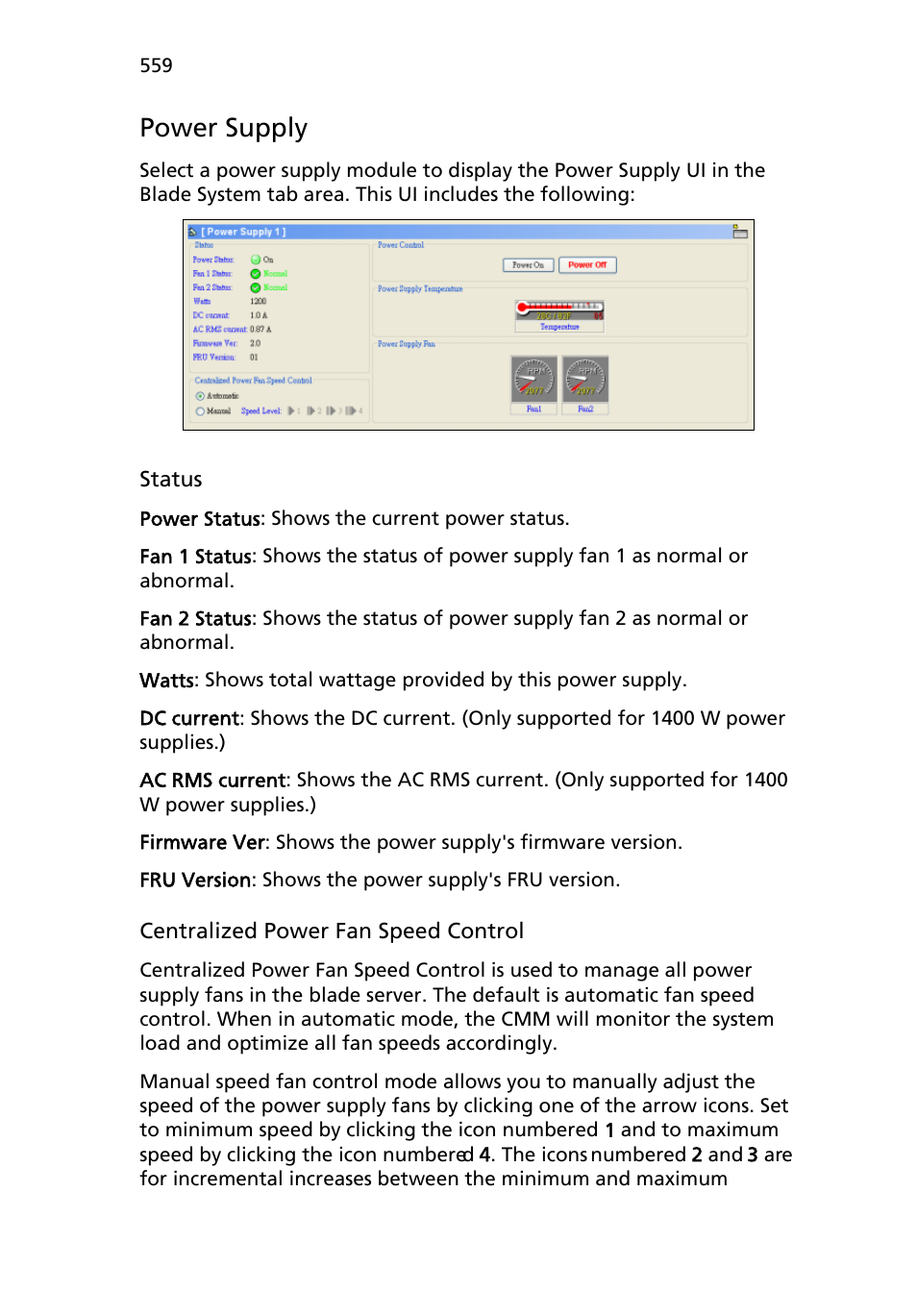 Power supply | Acer AB460 F1 User Manual | Page 579 / 618