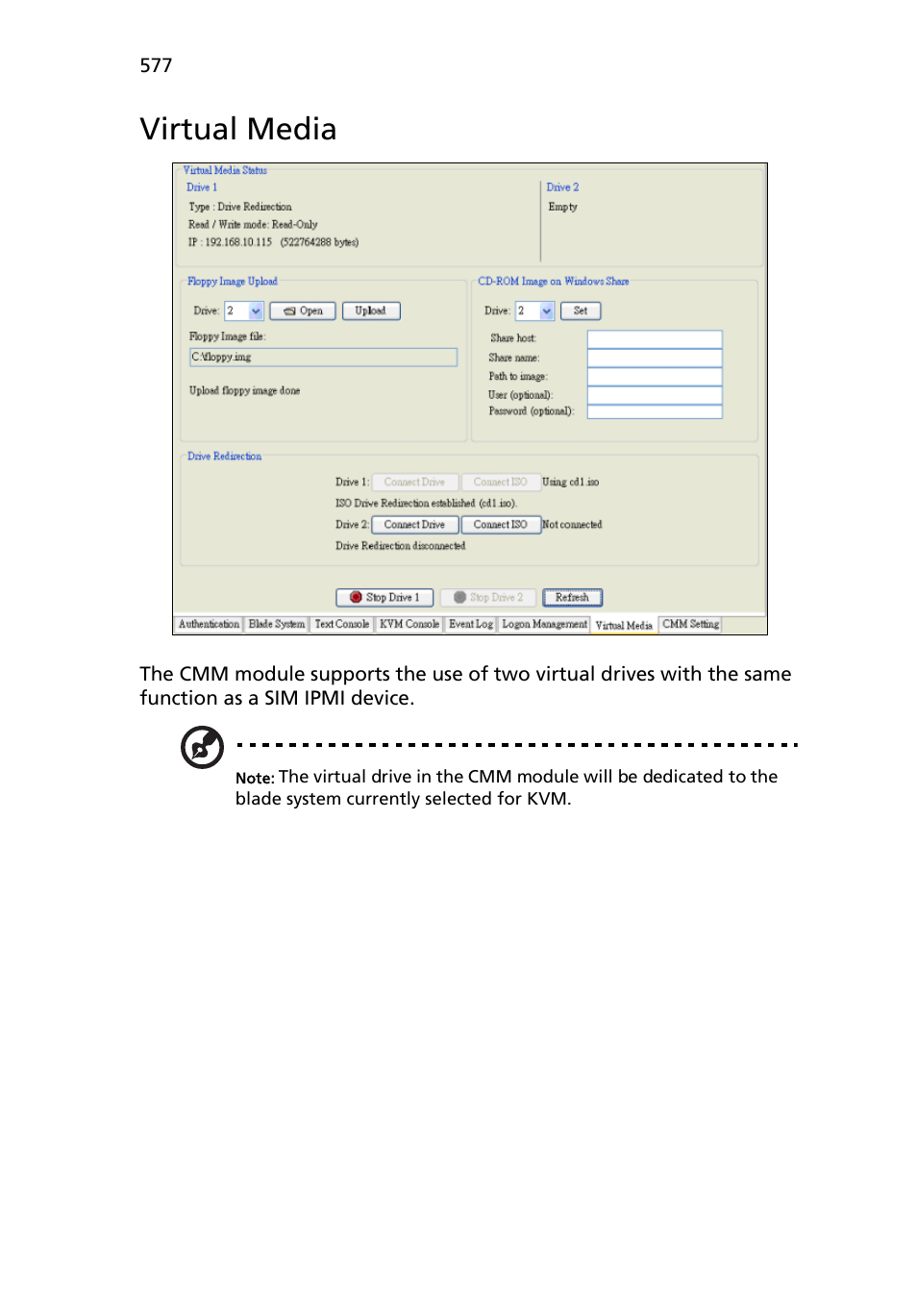 Virtual media | Acer AB460 F1 User Manual | Page 597 / 618