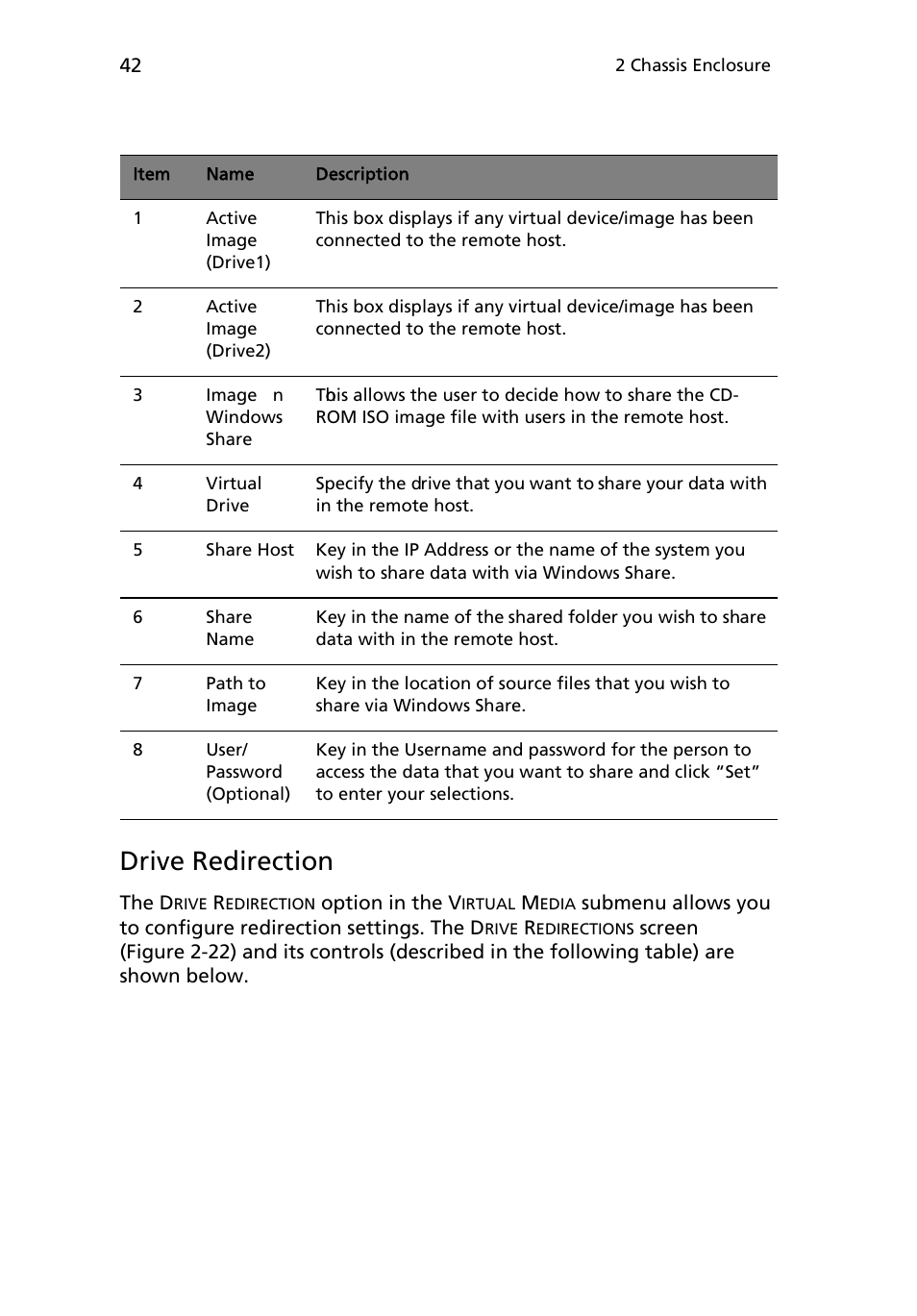 Drive redirection | Acer AB460 F1 User Manual | Page 62 / 618