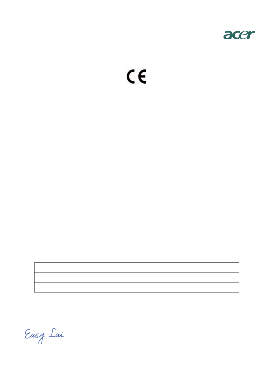 Declaration of conformity | Acer V183HV User Manual | Page 10 / 27