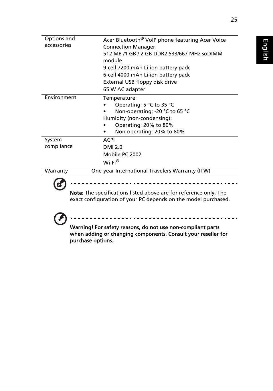 Acer TravelMate 4310 User Manual | Page 43 / 101