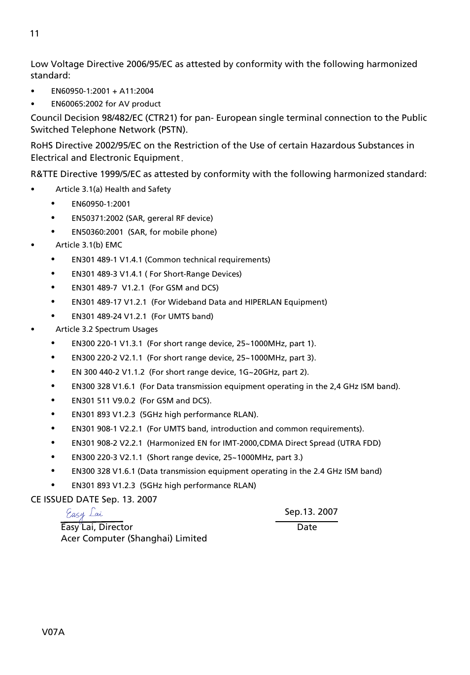 Acer Aspire X3200 User Manual | Page 18 / 18