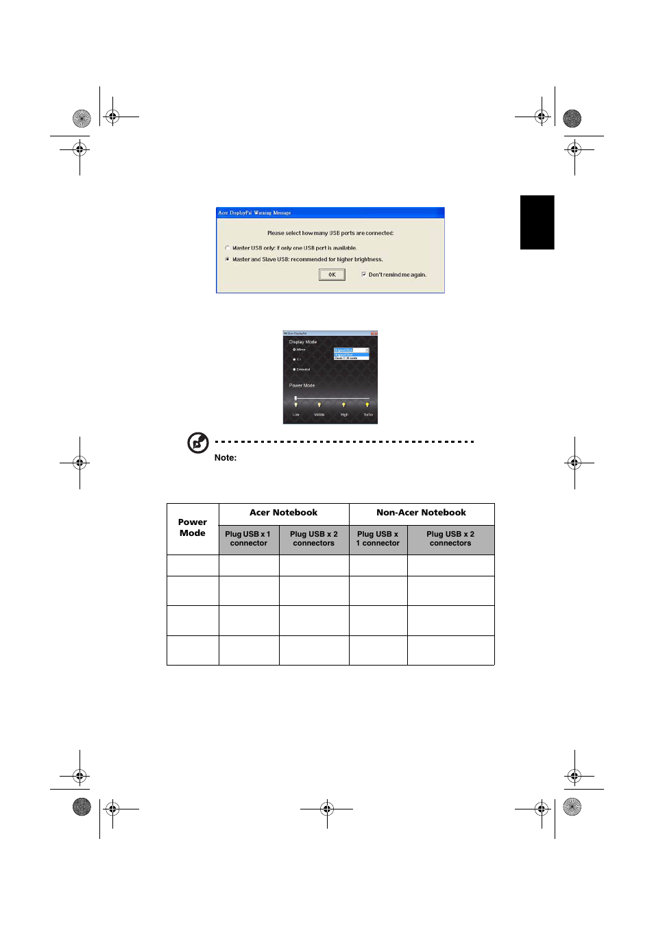English | Acer C110 User Manual | Page 3 / 3
