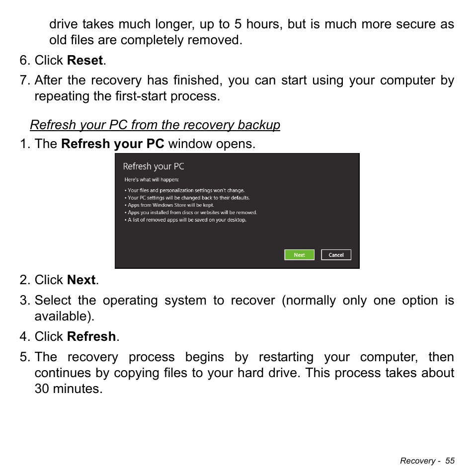 Acer Aspire M5-582PT User Manual | Page 55 / 103