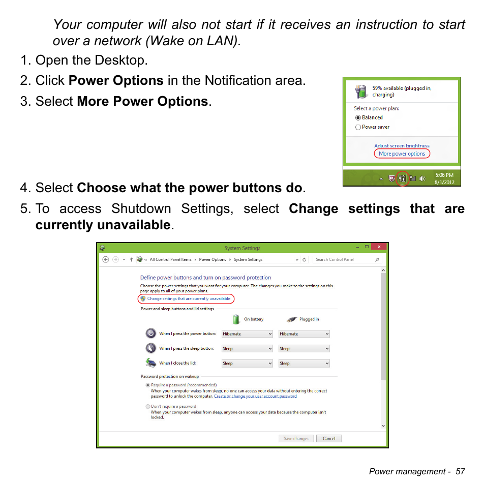 Acer Aspire M5-582PT User Manual | Page 57 / 103