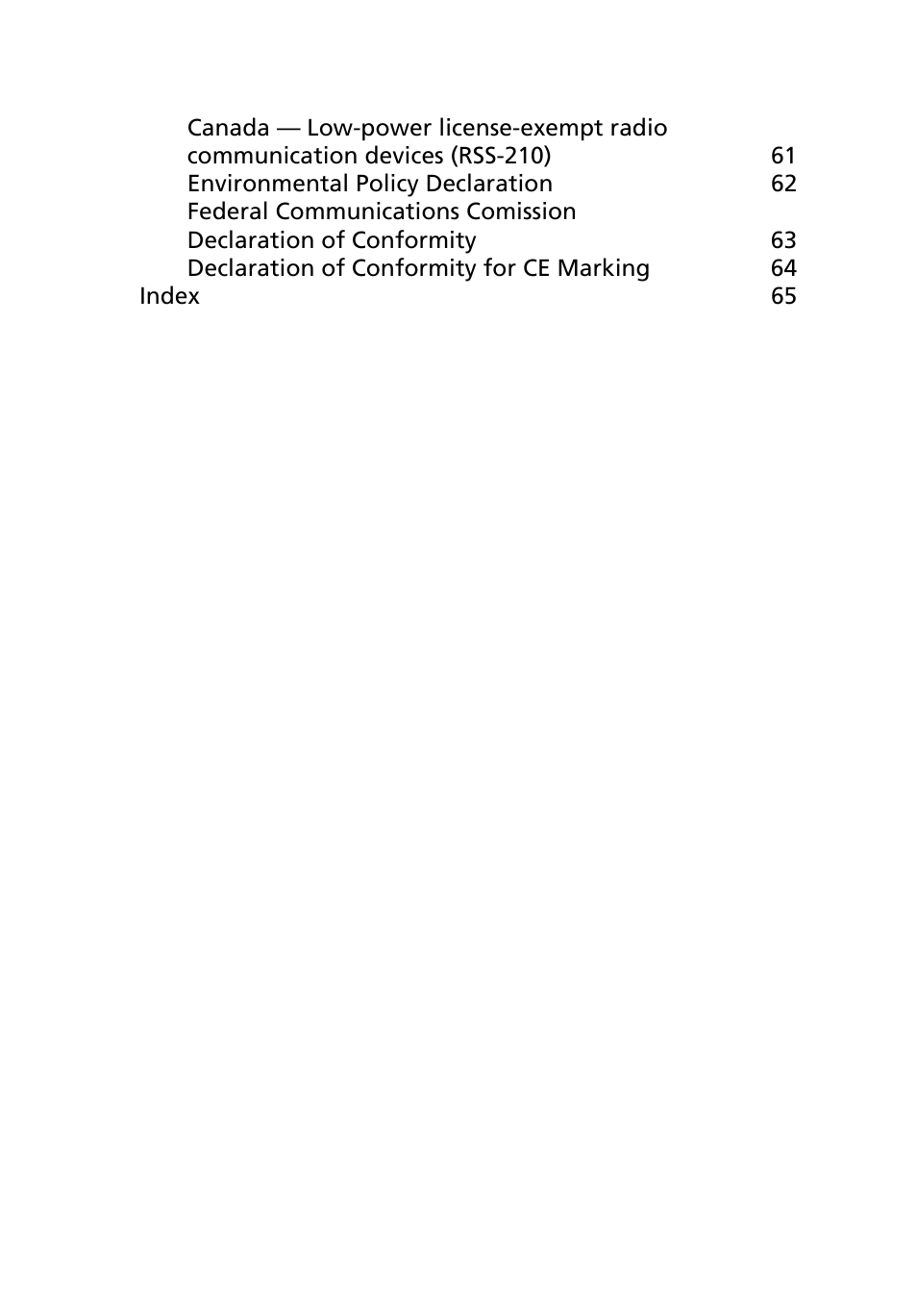 Acer Aspire 3610 User Manual | Page 9 / 76
