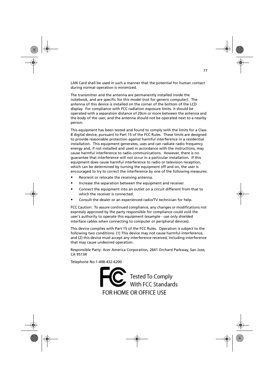 Acer TravelMate C110 User Manual | Page 87 / 94