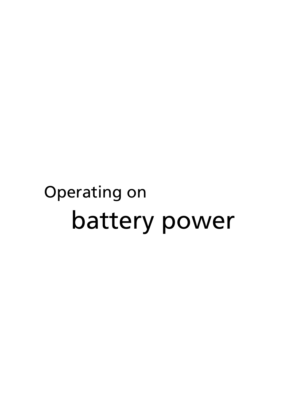 Operating on battery power | Acer Ferrari 3400 User Manual | Page 41 / 109