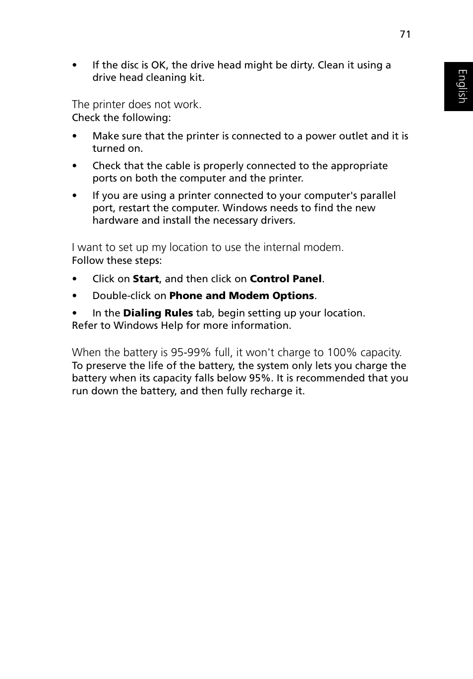 Acer Ferrari 3400 User Manual | Page 81 / 109