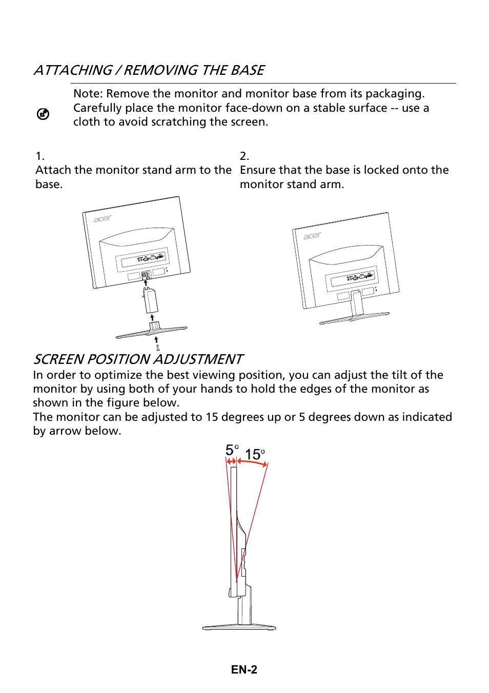 Acer G247HL User Manual | Page 11 / 31