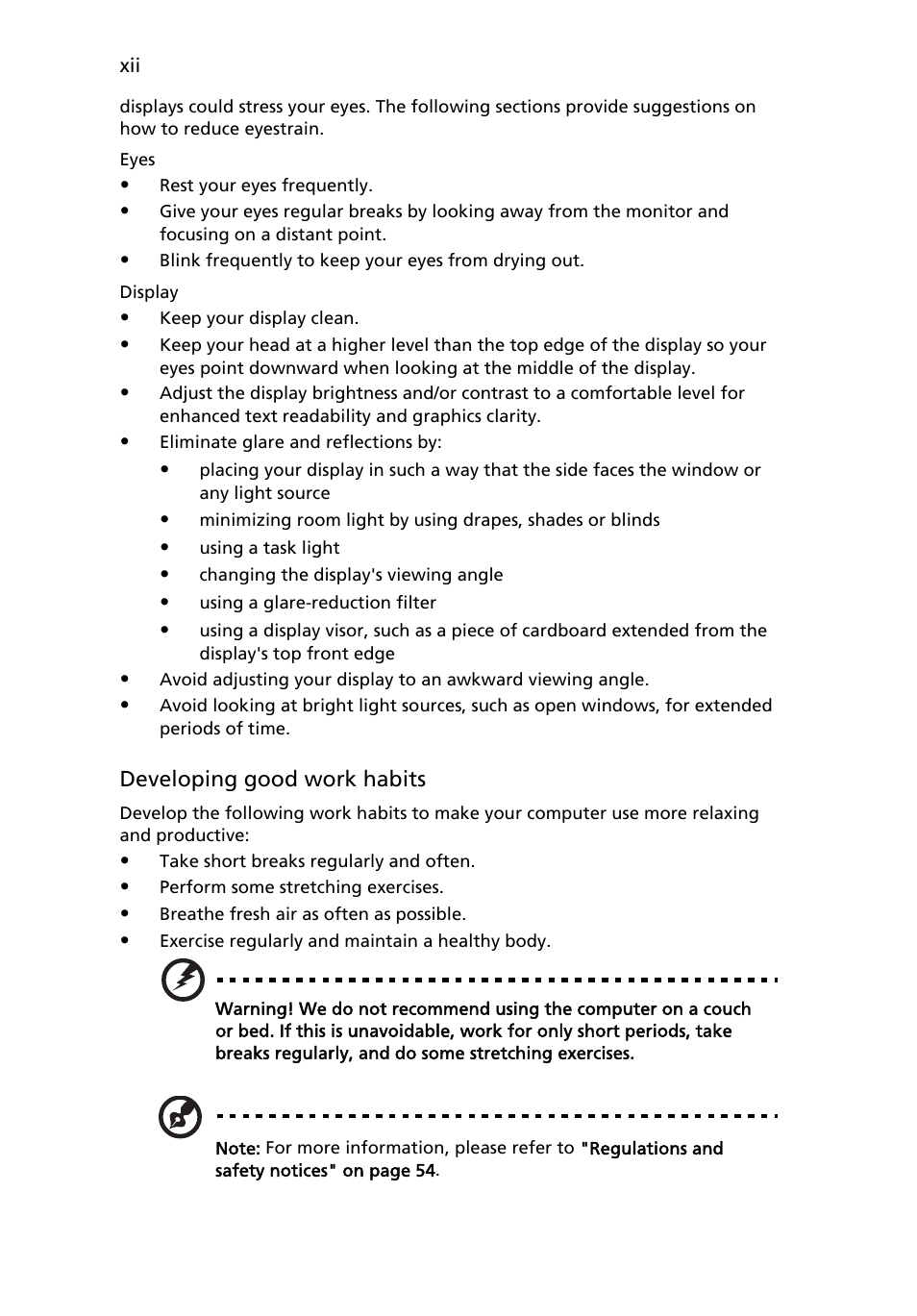 Acer Aspire 5737Z User Manual | Page 12 / 82