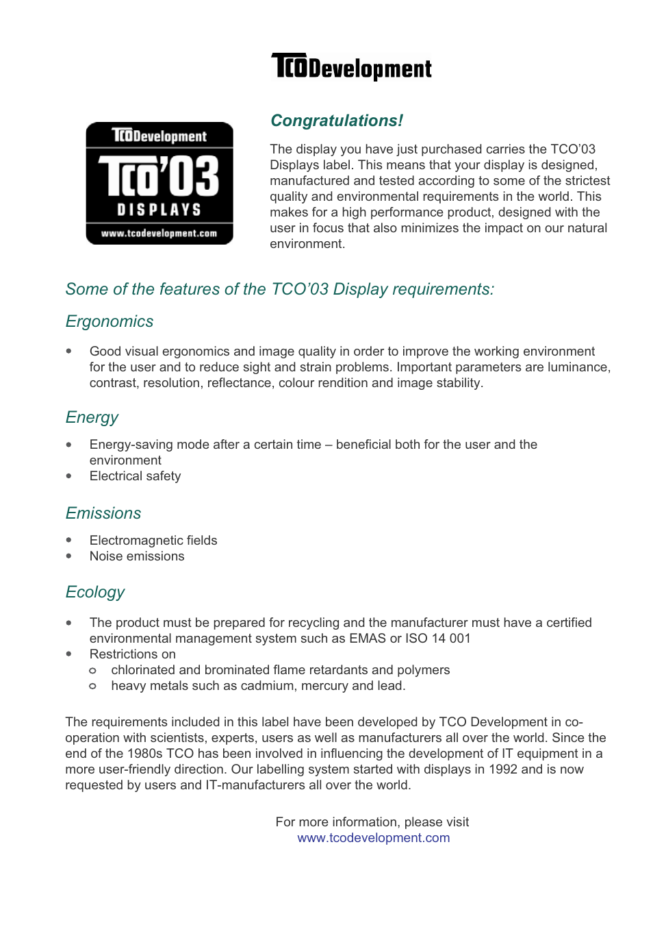 Acer V213H User Manual | Page 10 / 29
