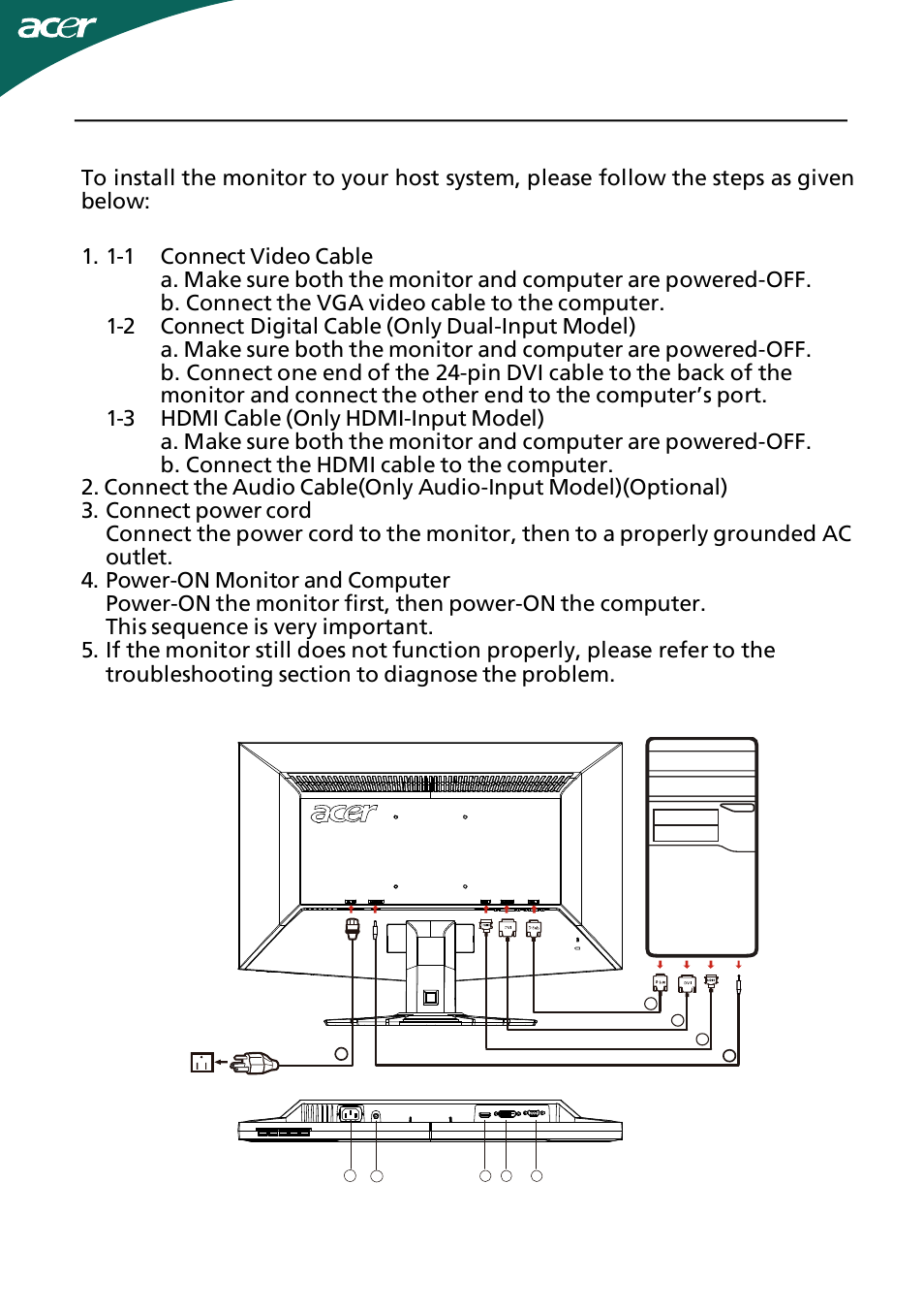 Installation, En-12 | Acer GN245HQ User Manual | Page 13 / 37