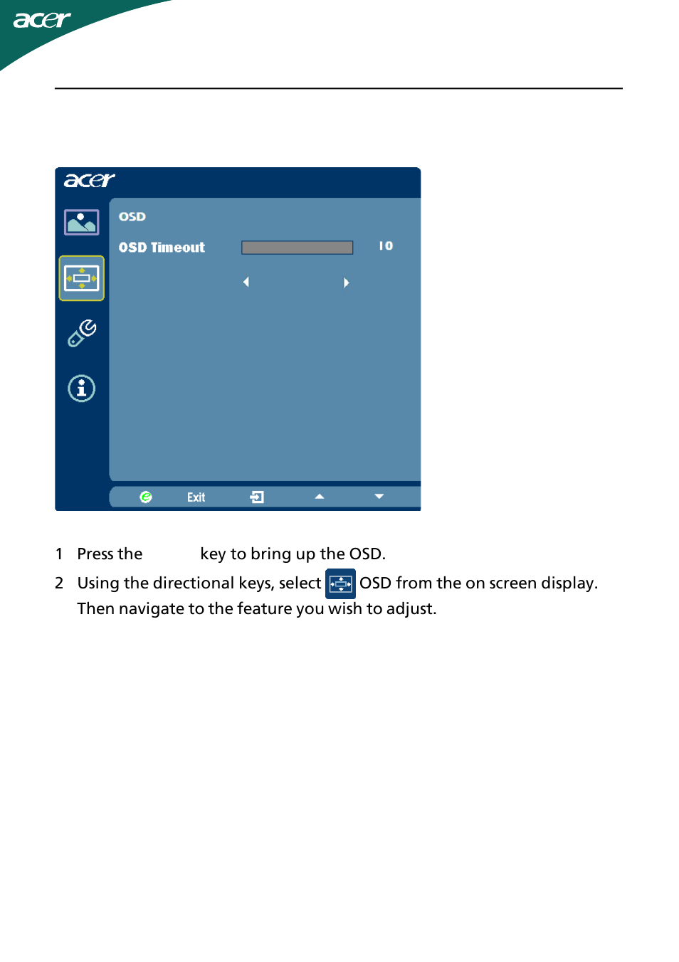 Acer GN245HQ User Manual | Page 17 / 37