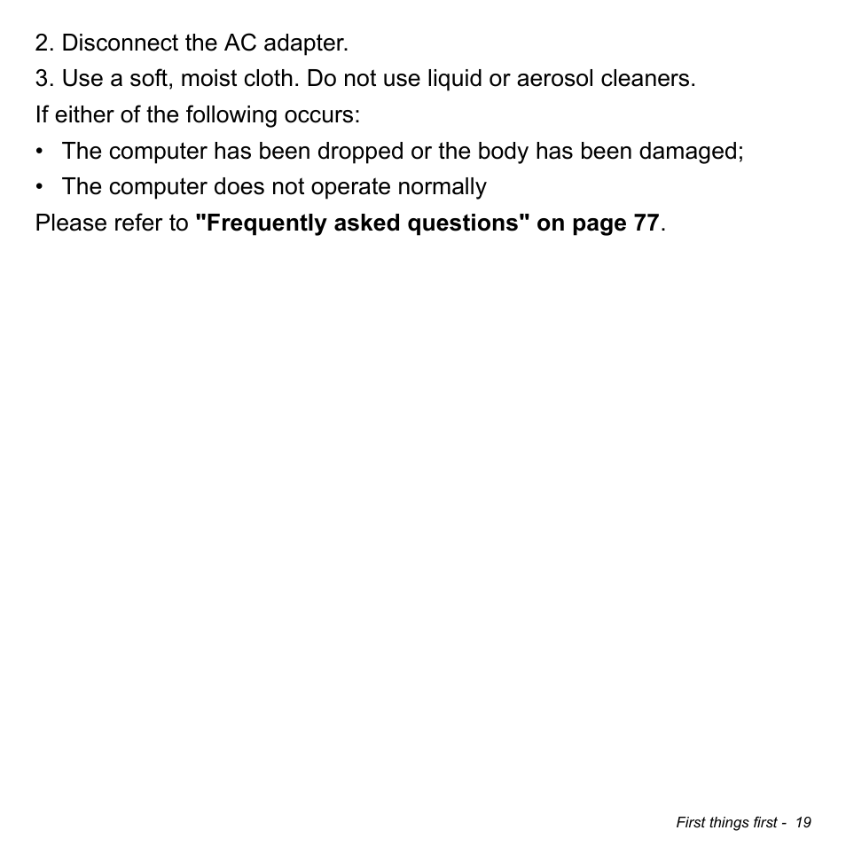 Acer Aspire V5-123 User Manual | Page 19 / 98