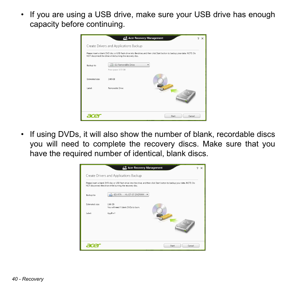 Acer Aspire V5-123 User Manual | Page 40 / 98