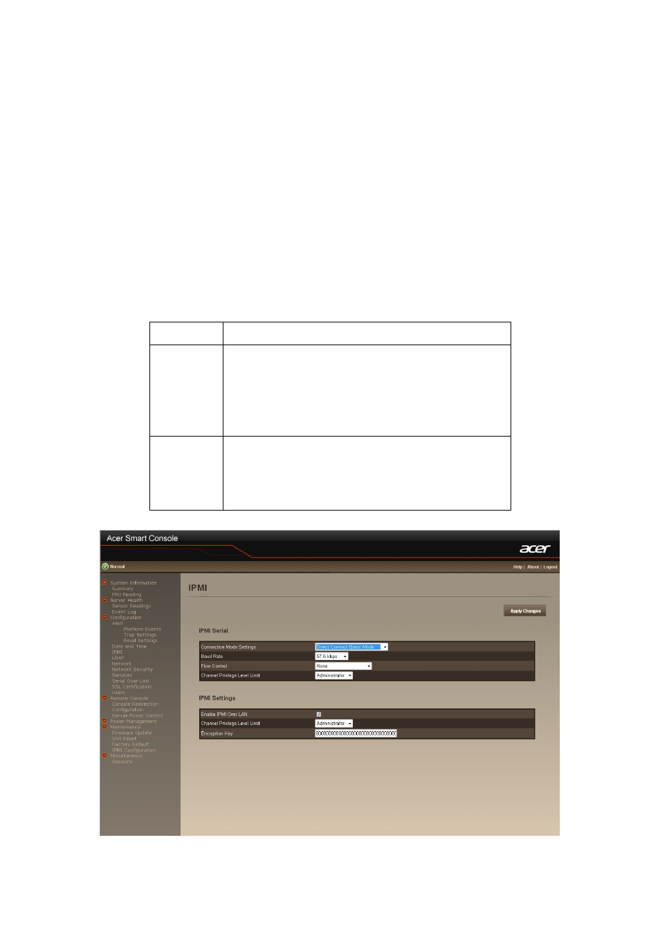 Ipmi | Acer AT310 F2 User Manual | Page 17 / 39