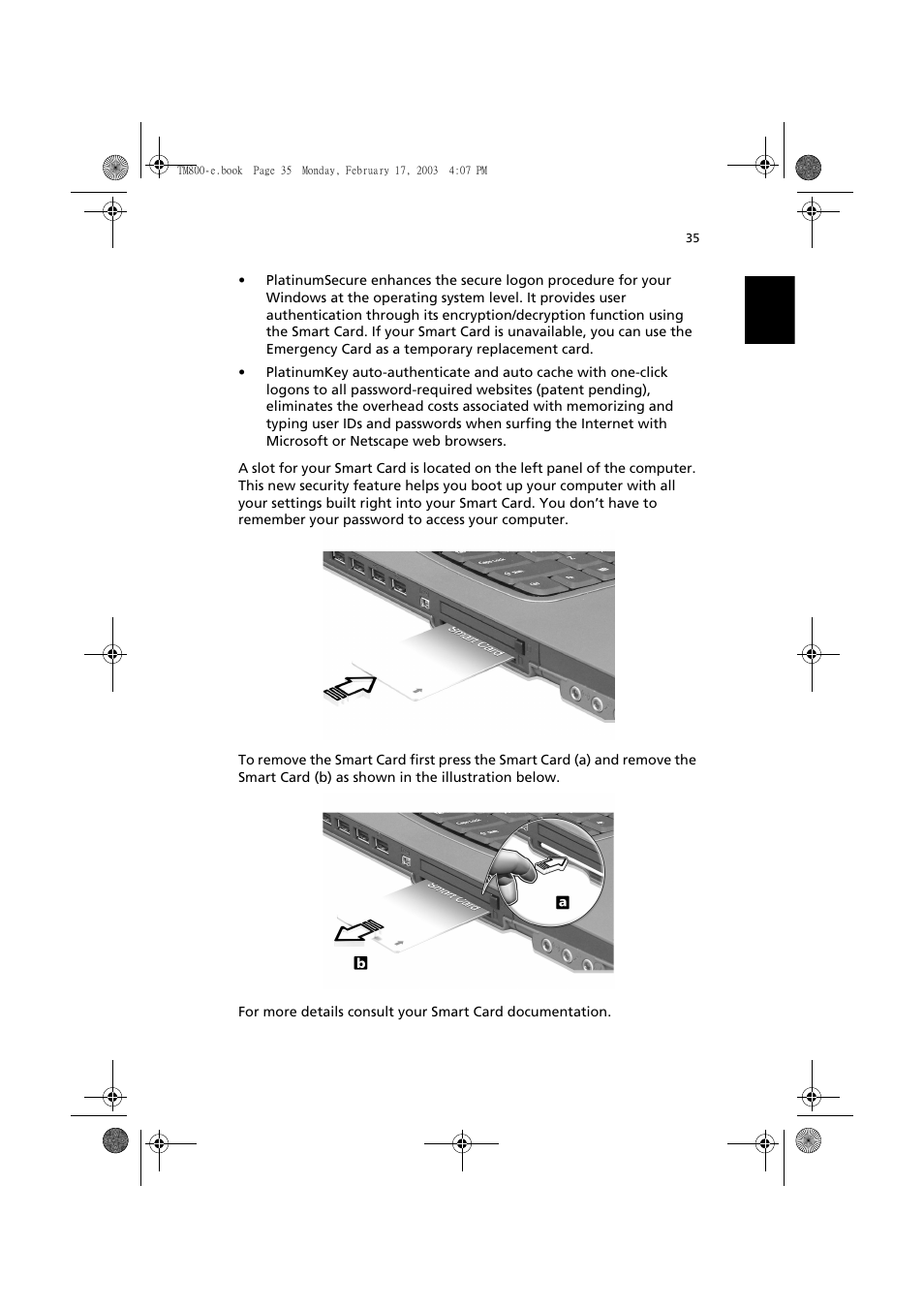 Acer TravelMate 800 User Manual | Page 43 / 90