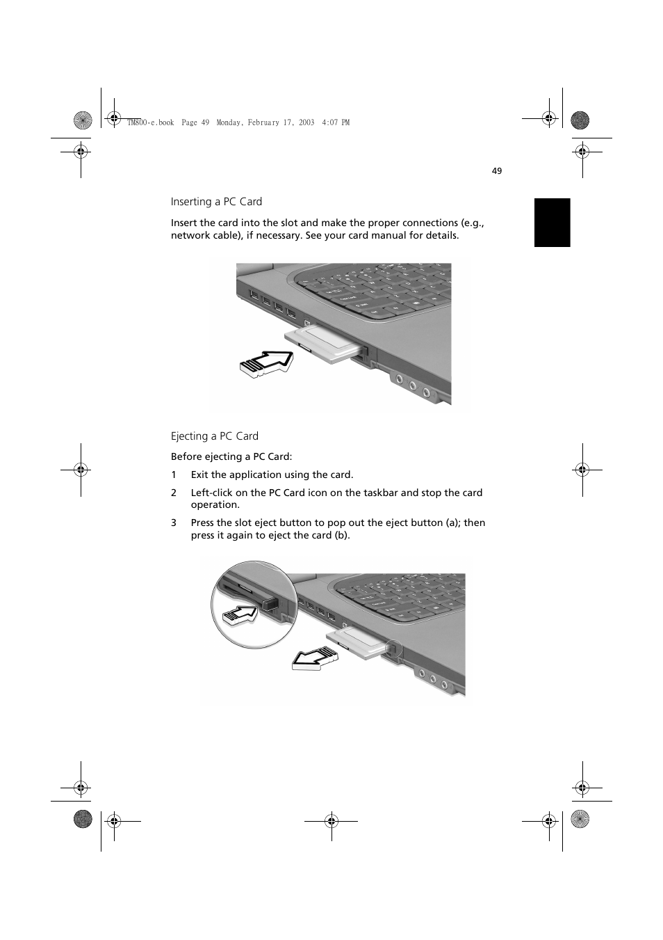 Acer TravelMate 800 User Manual | Page 57 / 90