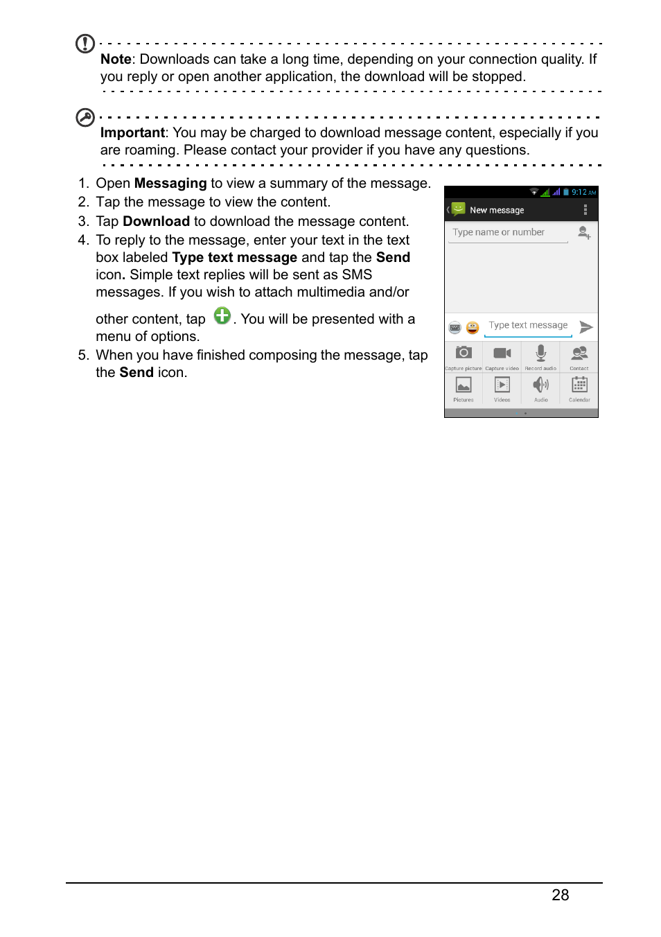 Acer Z130 User Manual | Page 28 / 65