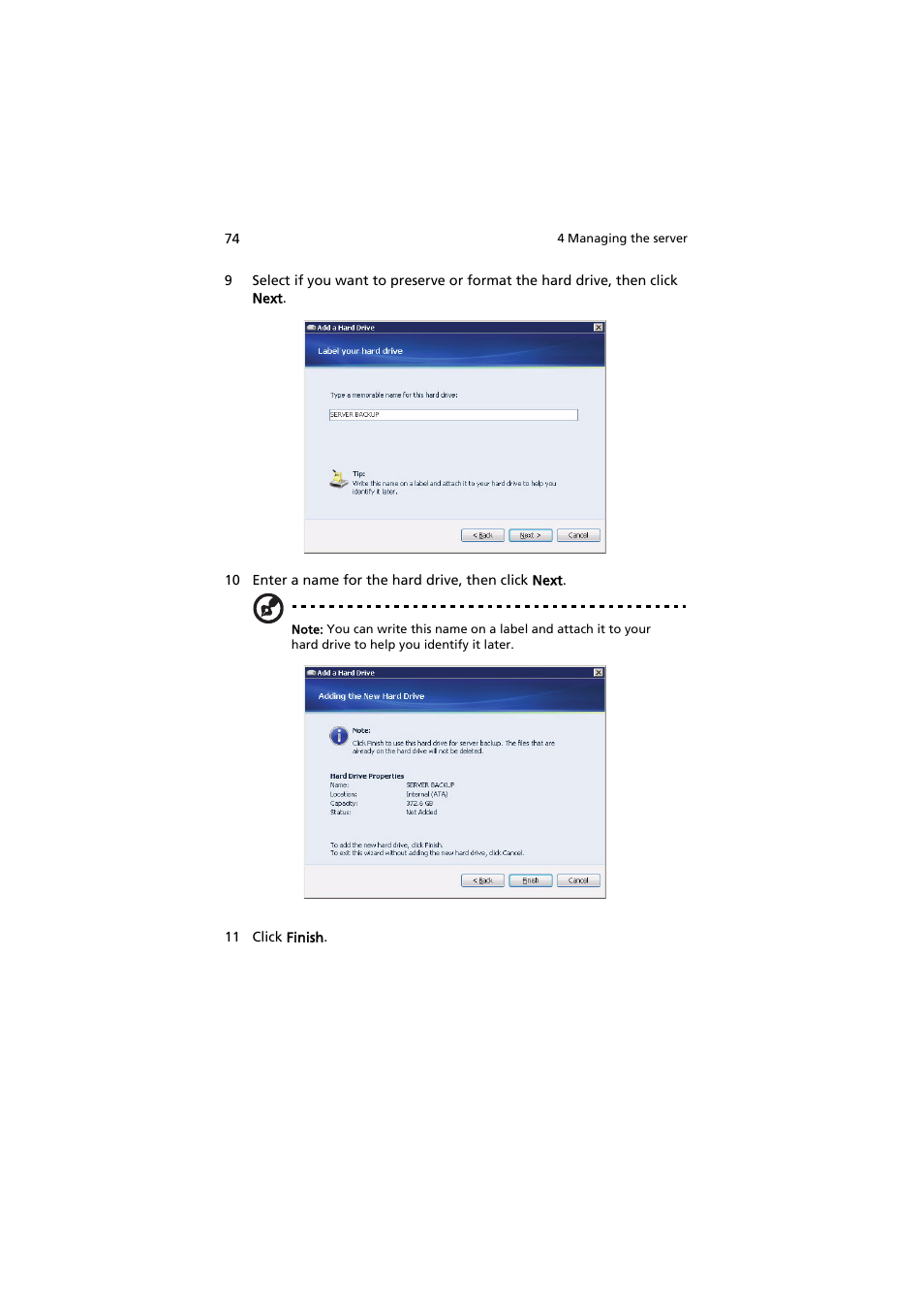 Acer easyStore H342 User Manual | Page 88 / 148