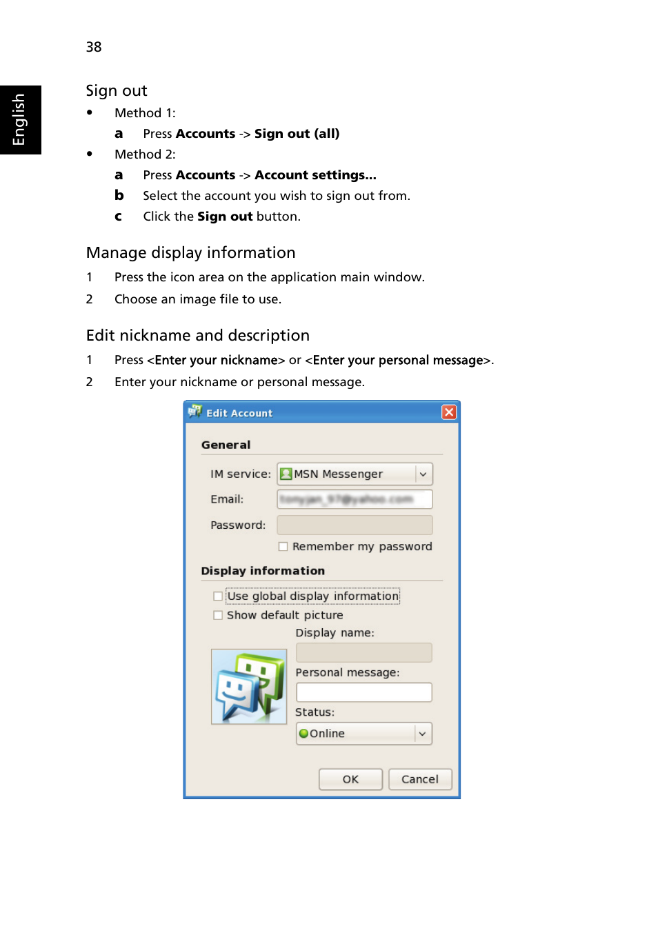 Acer AOA150 User Manual | Page 54 / 77