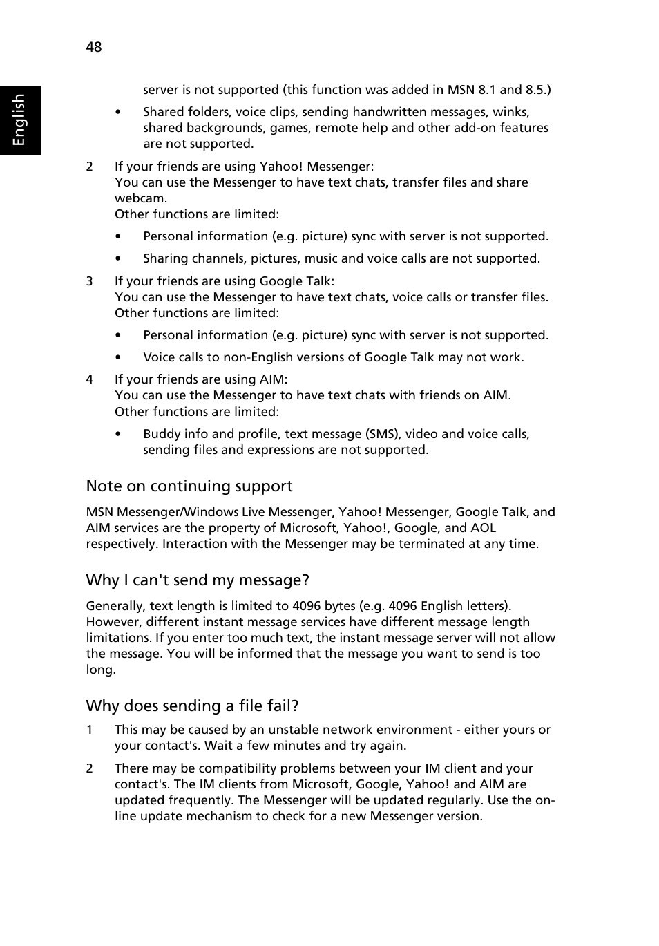 Acer AOA150 User Manual | Page 64 / 77
