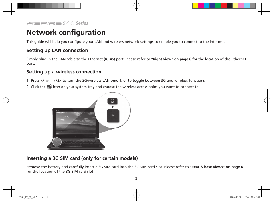 Network configuration | Acer AO532h User Manual | Page 8 / 12