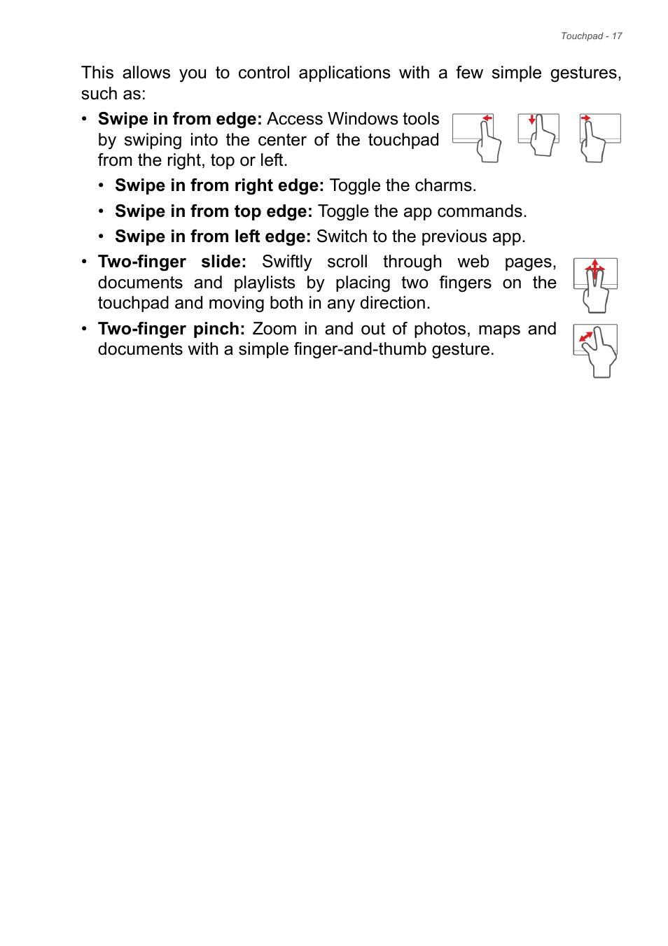 Acer Aspire E1-522 User Manual | Page 17 / 85