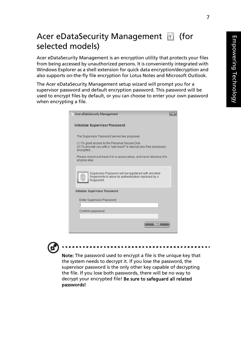 Acer Extensa 5120 User Manual | Page 25 / 98