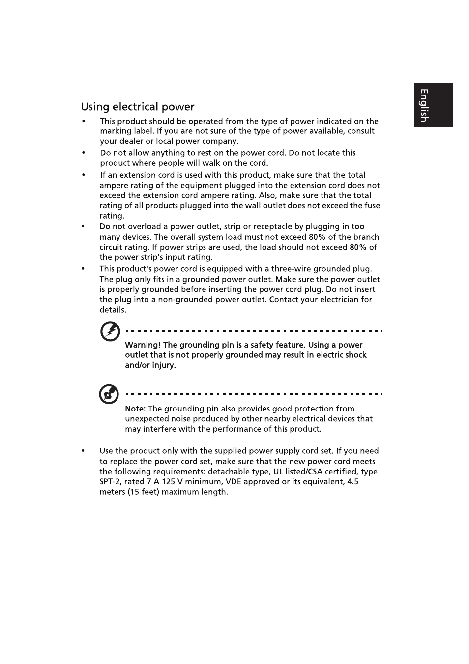 Acer B236HL User Manual | Page 5 / 9