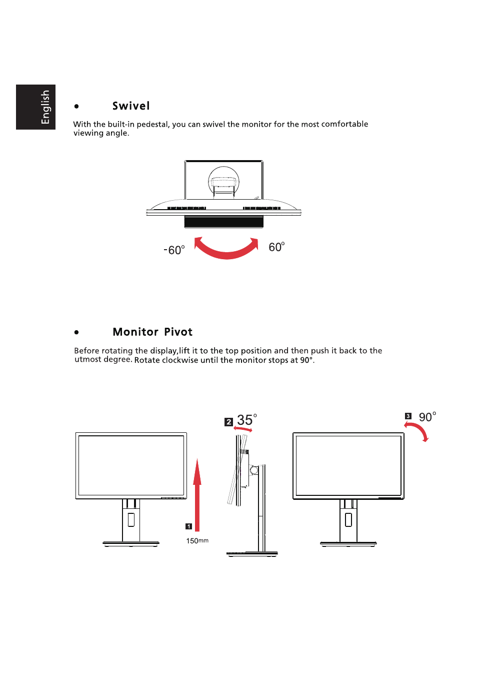 Acer B236HL User Manual | Page 8 / 9