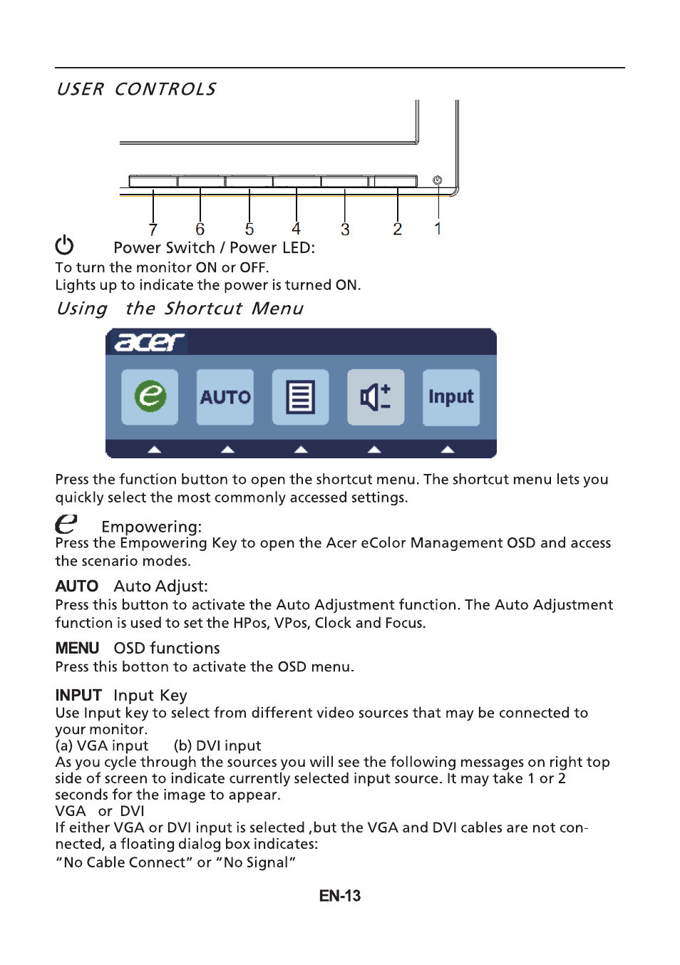 Acer V196L User Manual | Page 20 / 27