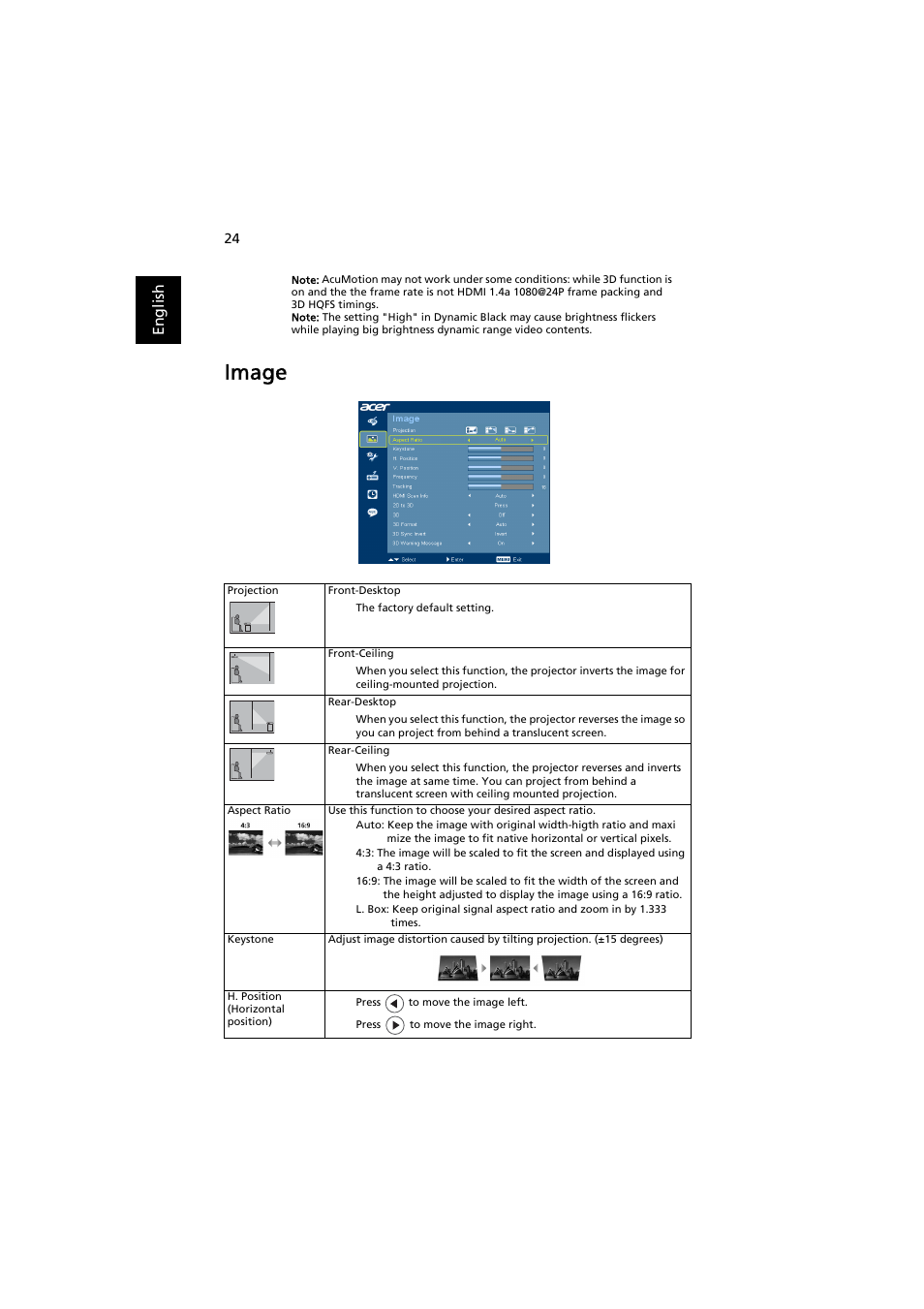 Image | Acer H9500BD User Manual | Page 34 / 61