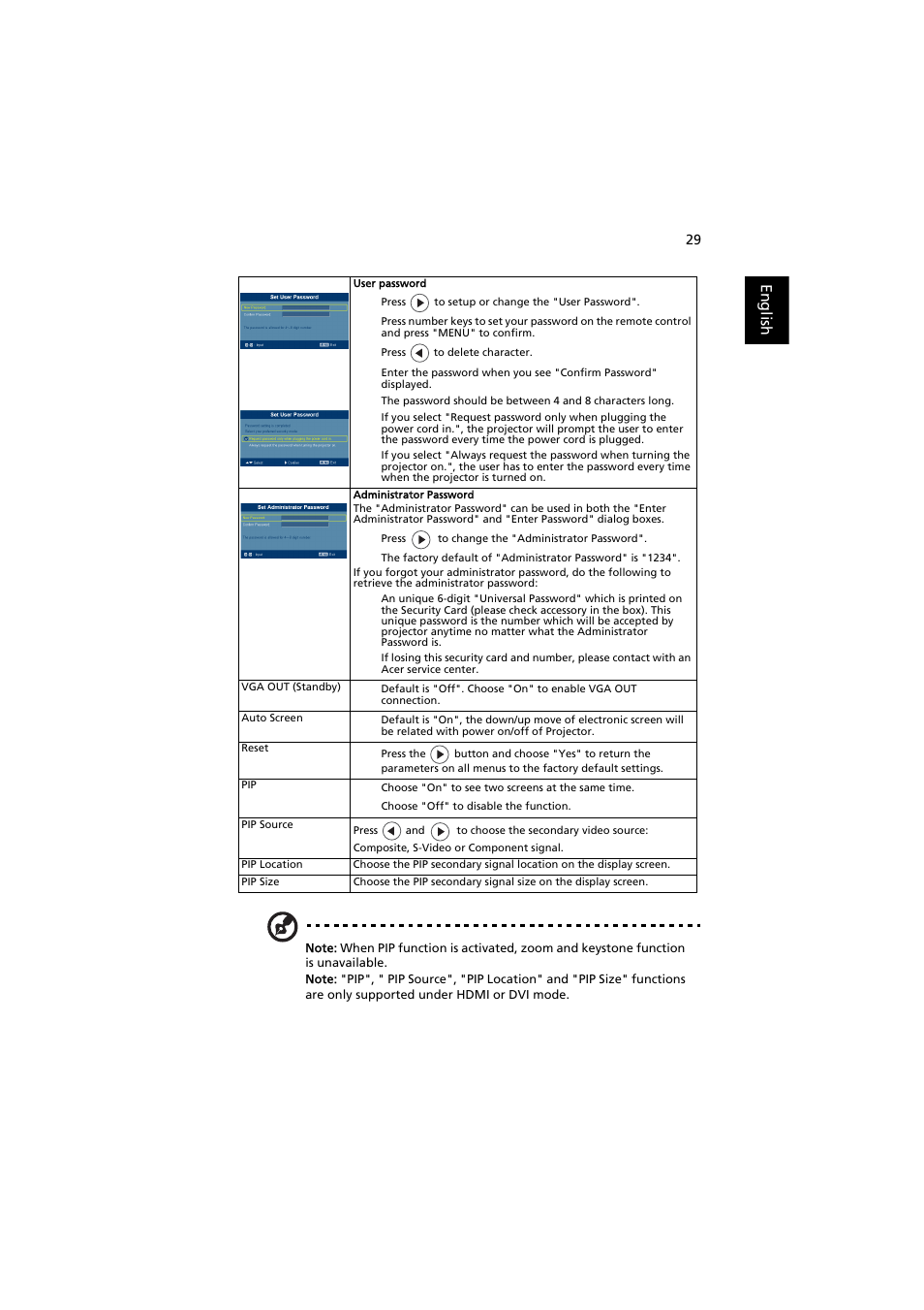 Acer H9500BD User Manual | Page 39 / 61