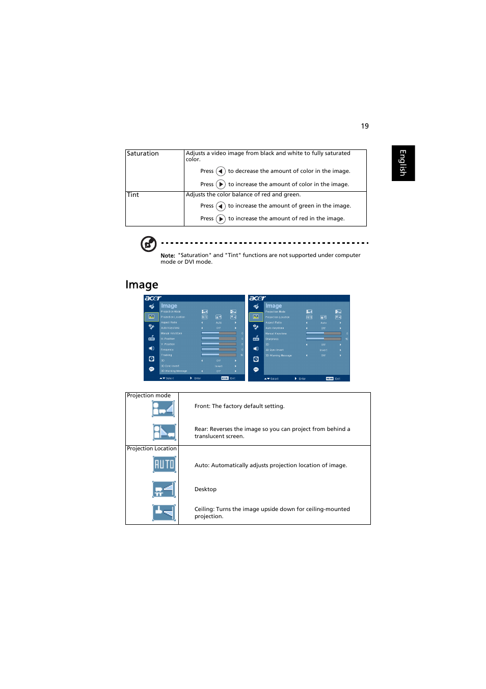 Image | Acer X1261P User Manual | Page 29 / 54