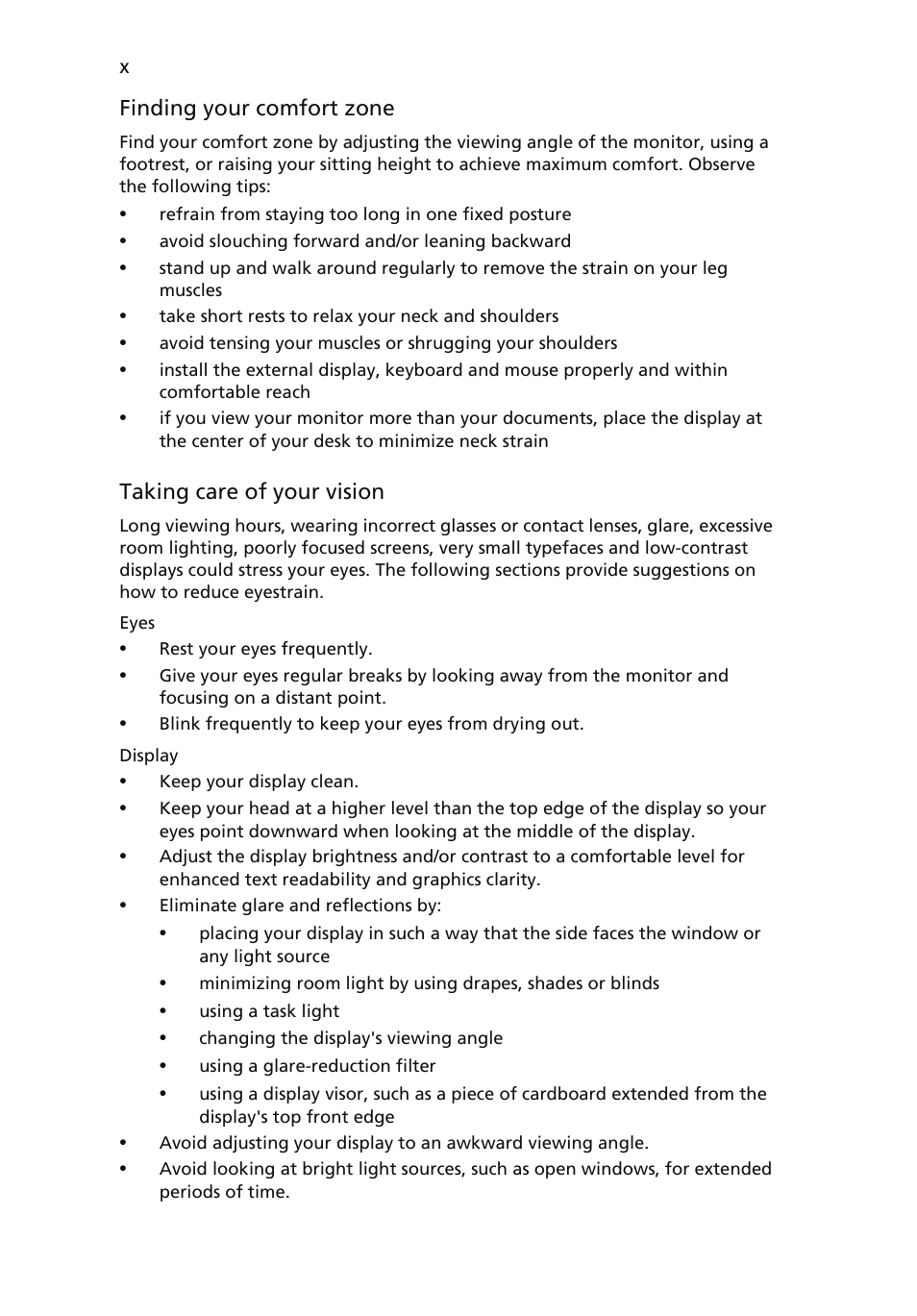 Acer Veriton 1000 User Manual | Page 10 / 73