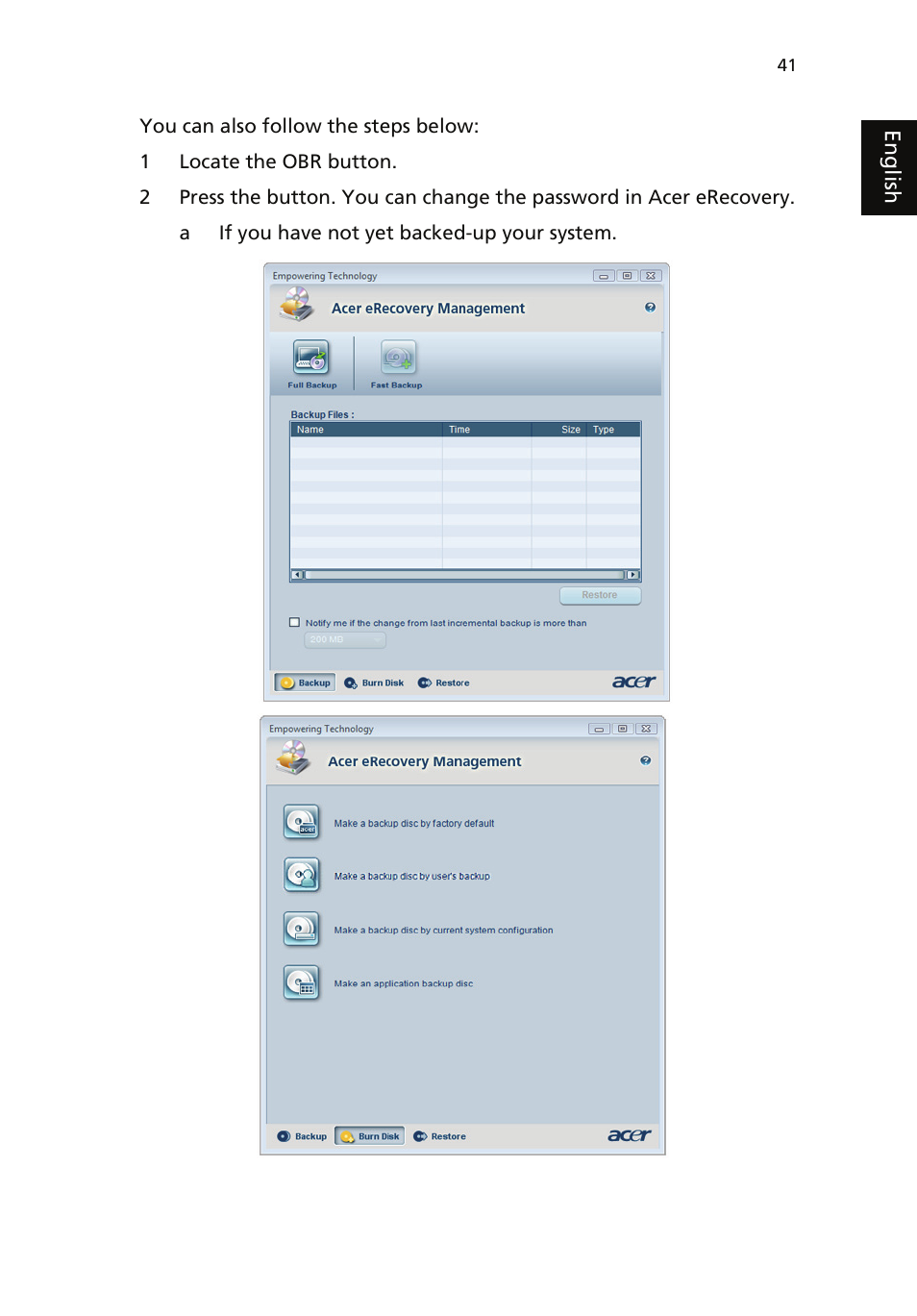 Acer Veriton 1000 User Manual | Page 55 / 73