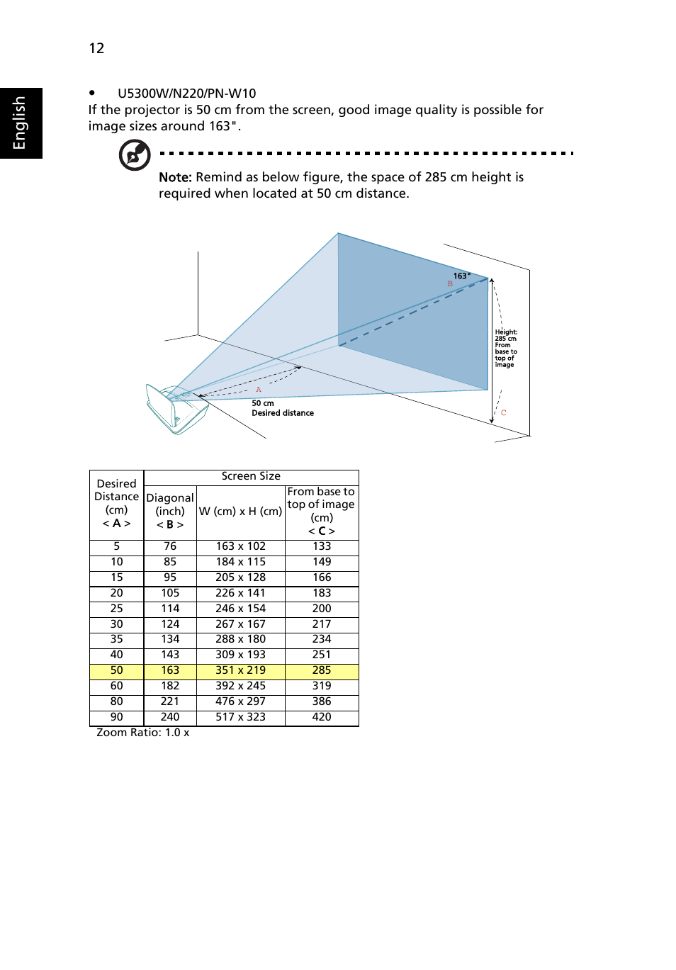 English | Acer U5200 User Manual | Page 22 / 59