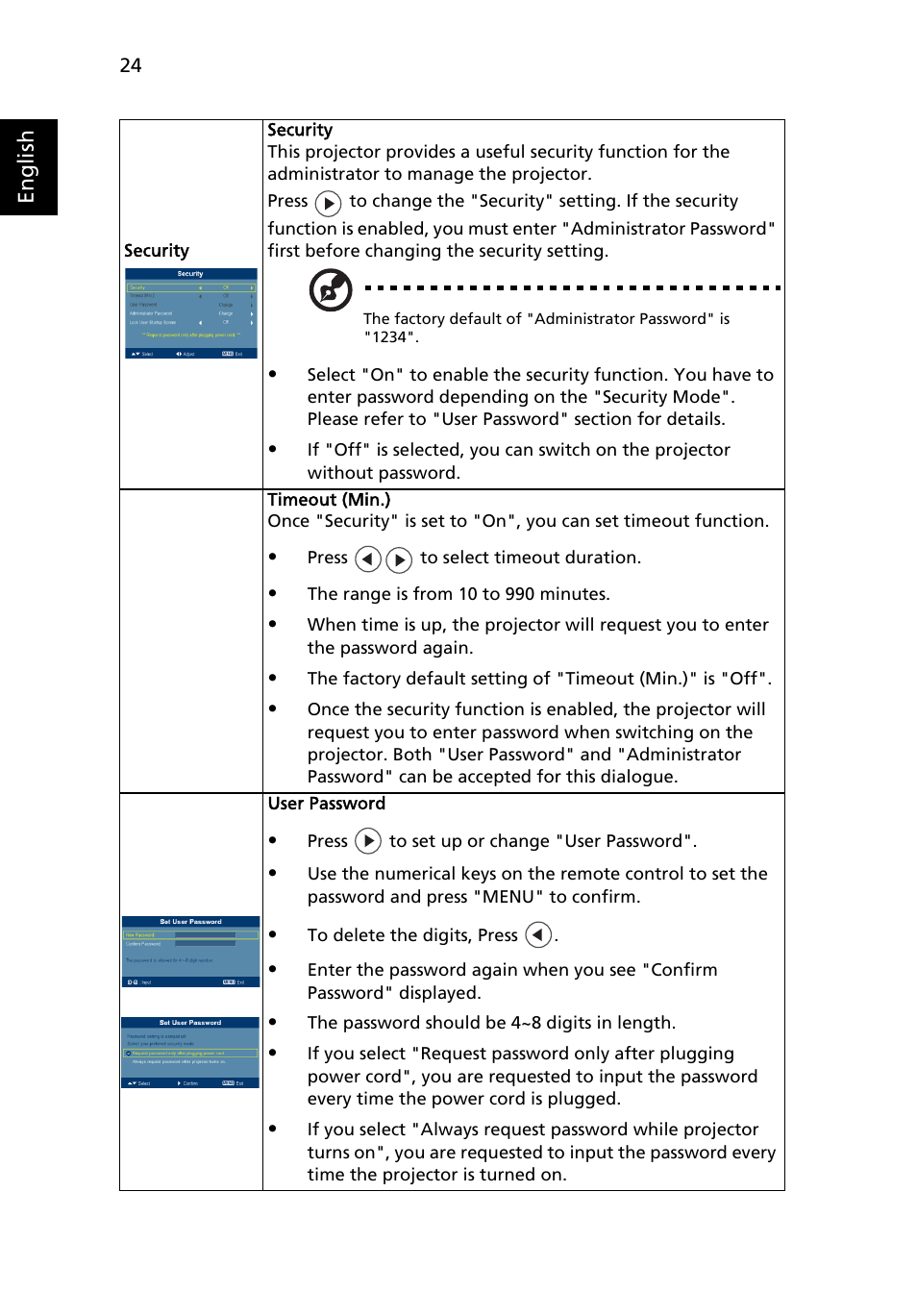 Acer U5200 User Manual | Page 34 / 59