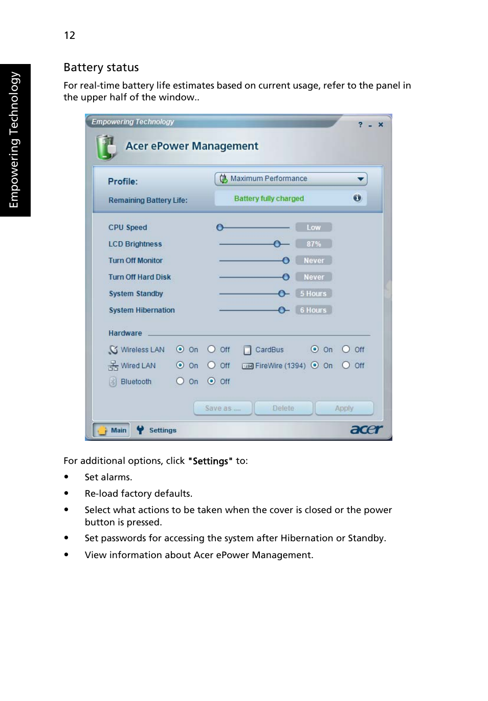 Acer Aspire 5600 User Manual | Page 26 / 103