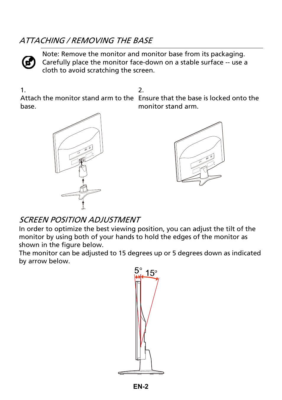 En-2 | Acer G206HQL User Manual | Page 11 / 28