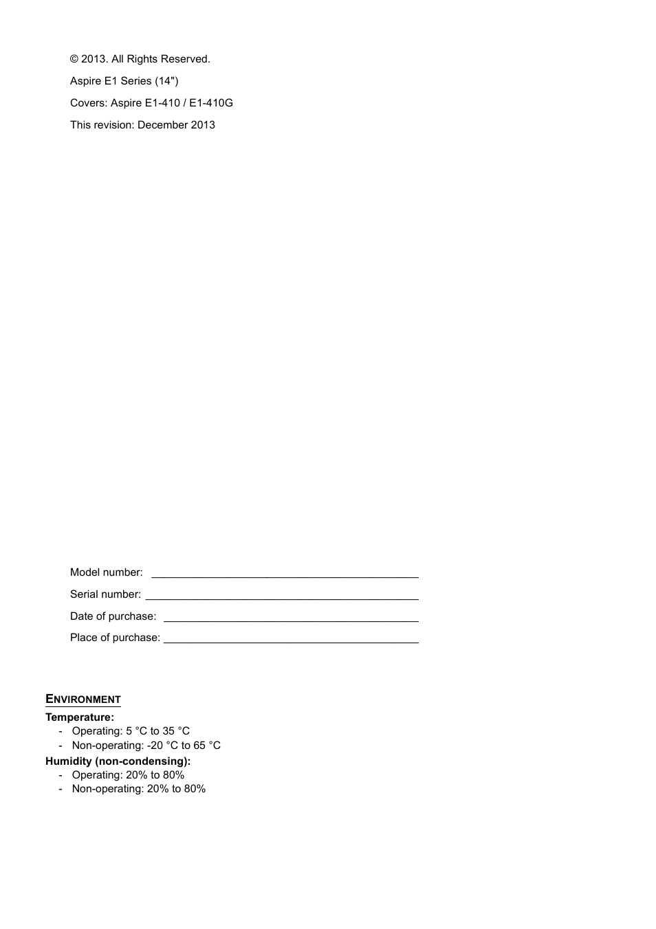 Acer Aspire E1-410G User Manual | Page 2 / 10