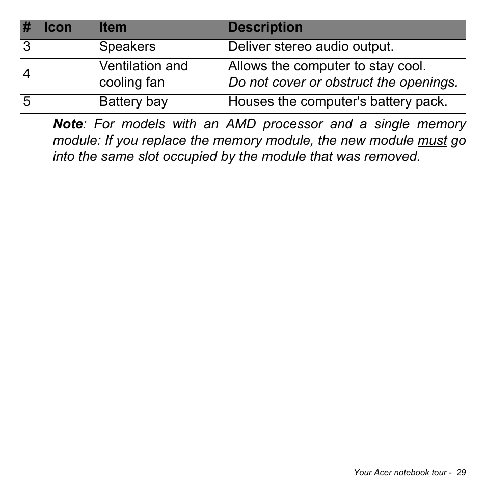 Acer Aspire E1-522 User Manual | Page 29 / 101