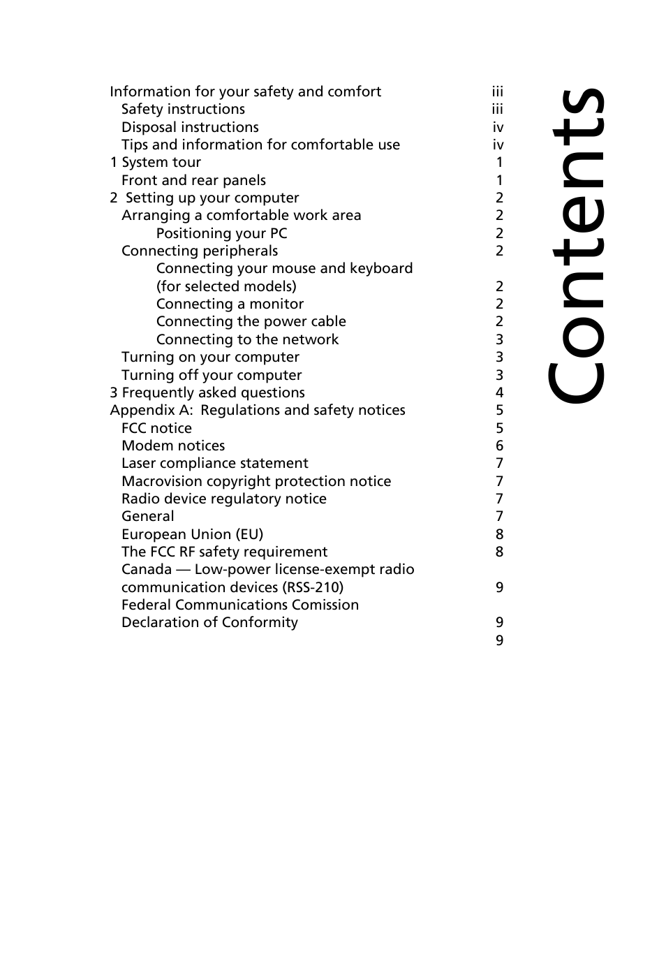 Acer Aspire L320 User Manual | Page 6 / 16