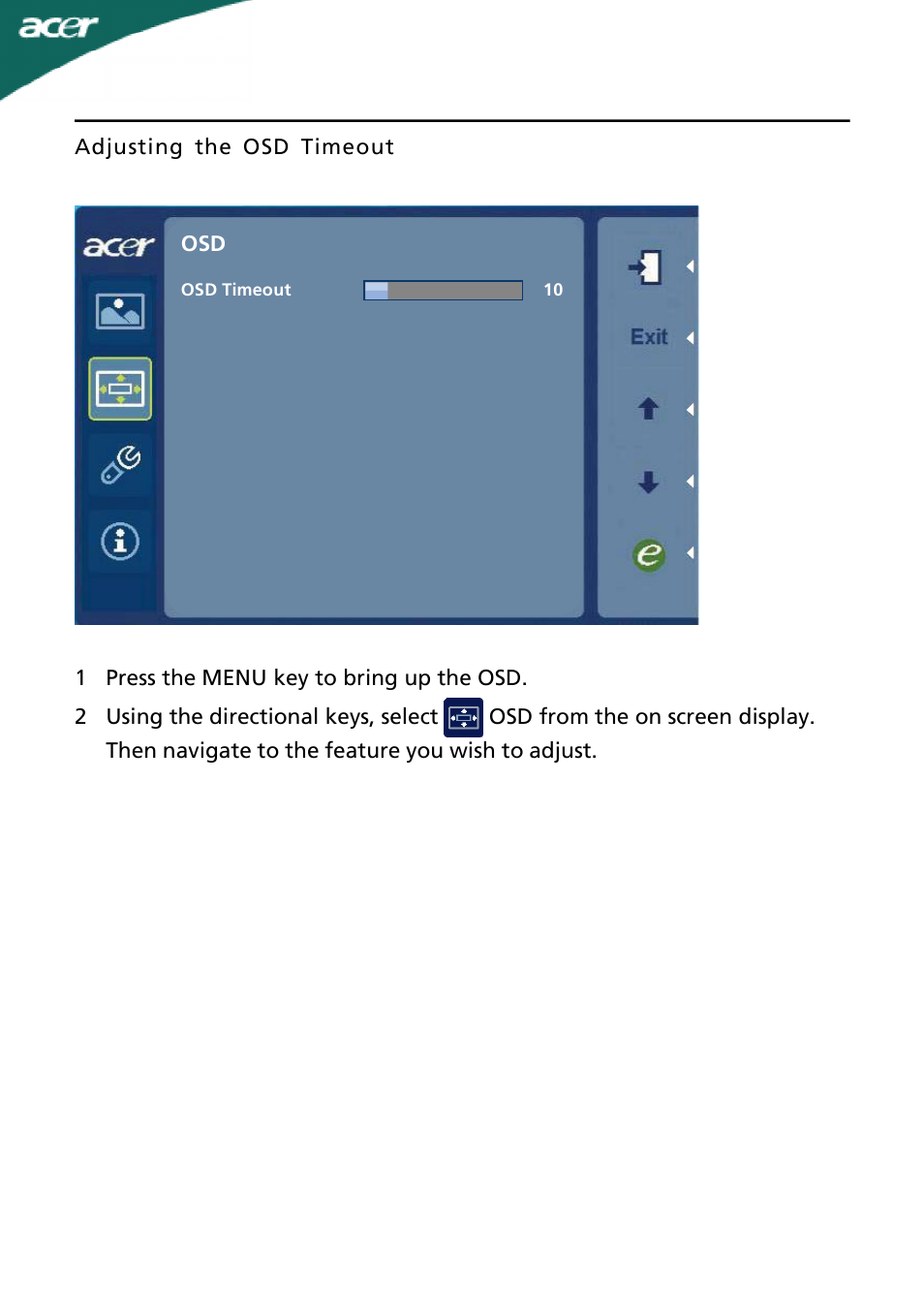 Acer H203H User Manual | Page 17 / 23