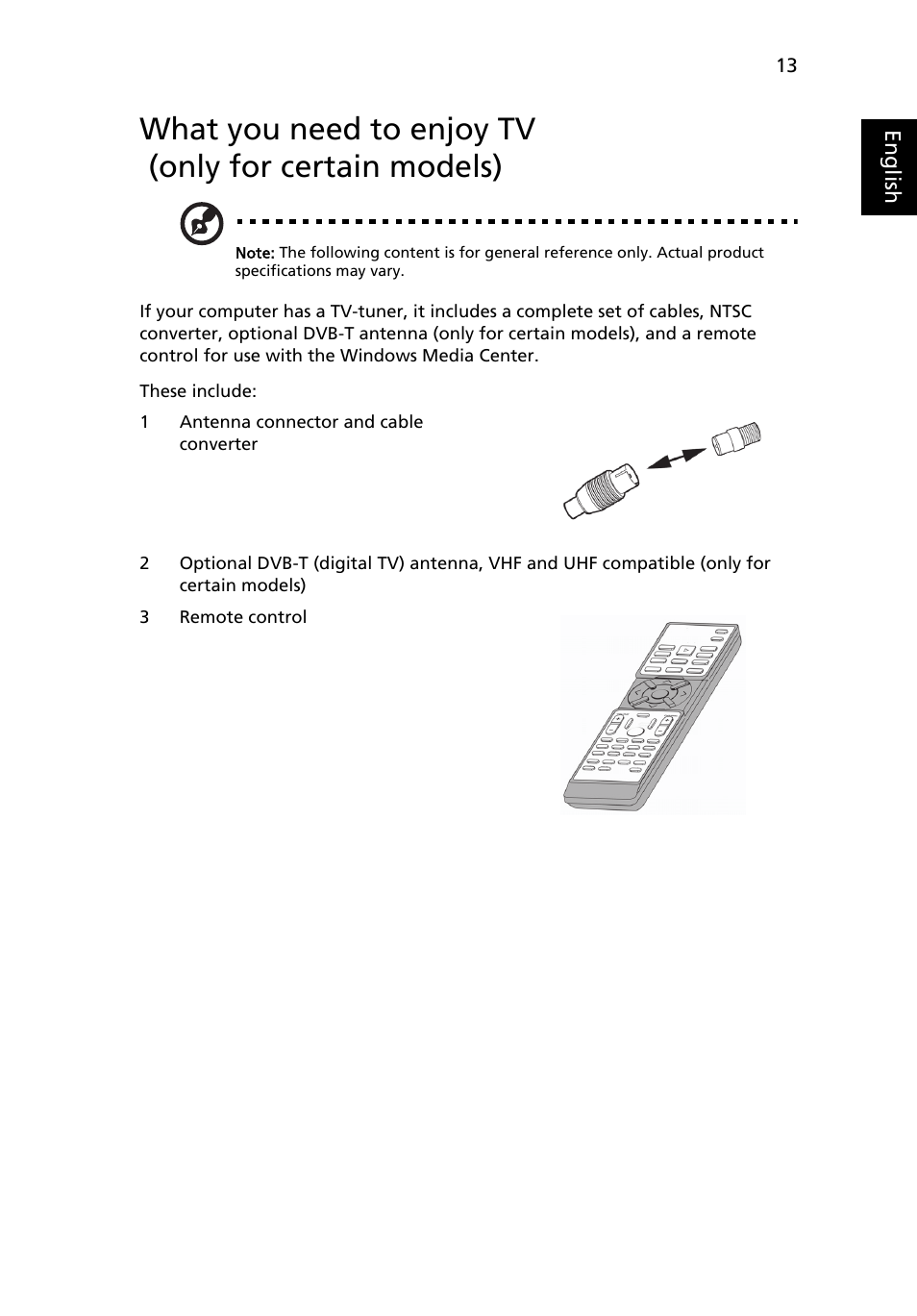 Acer Aspire 8940G User Manual | Page 13 / 20