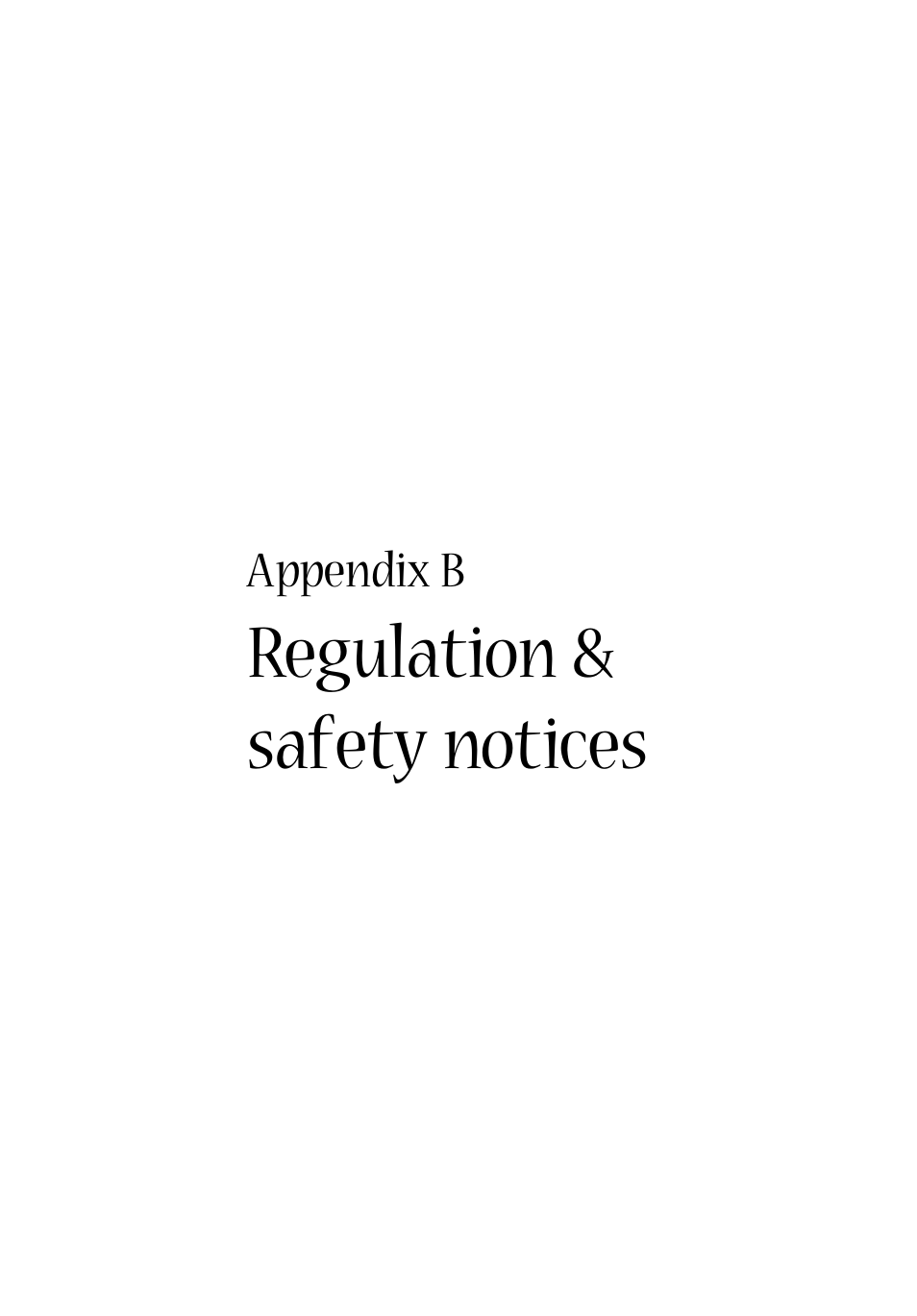 Appendix b regulation & safety notices, Appendix b, Regulation & safety notices | Acer Aspire 1680 User Manual | Page 83 / 101